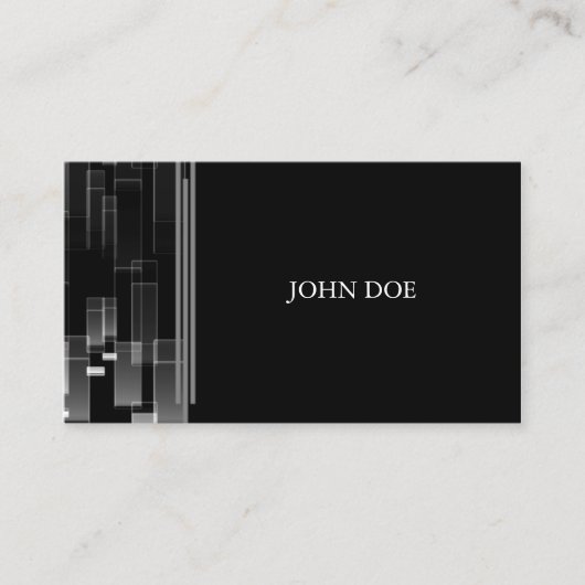 business_lines_vertical visitekaartje (Voorkant)