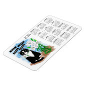 Business Logo 2023 Mini Calendar Photo Magnet Magneet (Linkerzijde)