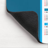Business Logo 2026 Calendar Template Mousepad Muismat (Hoek)