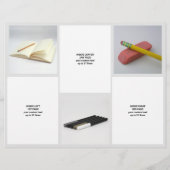 Business Logo 5 Foto Promo Tri Fold Brochure (Achterkant)