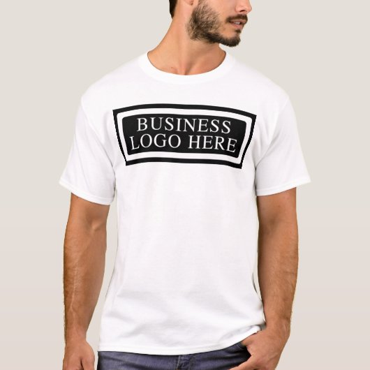 Business Logo aan beide kanten T-shirt (Voorkant)