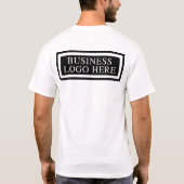 Business Logo aan beide kanten T-shirt (Achterkant)