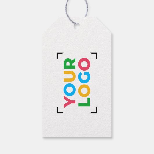 Business Logo Aangepaste Kleding Label voor Kleine Cadeaulabel (Achterkant)