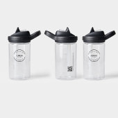 Business logo Aangepaste QR code website Eenvoudig Waterfles