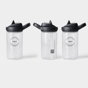 Business logo Aangepaste QR code website Eenvoudig Waterfles