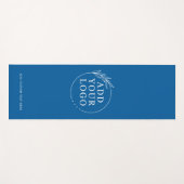 Business Logo Aangepaste tekst Branded Gift Ocean  Yogamat (Voorkant (horizontaal))