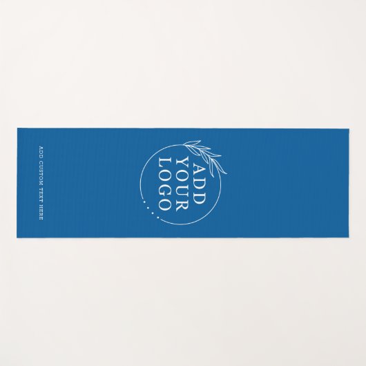 Business Logo Aangepaste tekst Branded Gift Ocean  Yogamat (Voorkant (horizontaal))