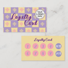 Business Logo Aangepaste vrolijke kleuren Loyalty  Visitekaartje