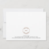 Business Logo Add Photo Prettige feestdagen Script Feestdagenkaart (Achterkant)