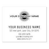 Business | Logo Adres Bedrijfsnaam Professioneel Rubberstempel (Afrduk)