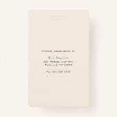 Business Logo and QR Code Event Attendee Custom ID Badge (Achterkant)