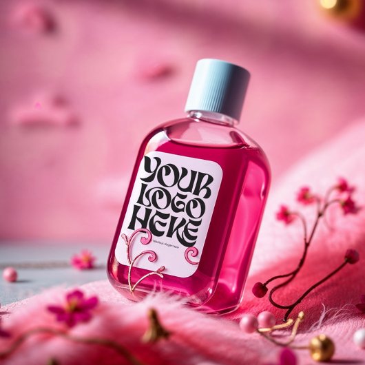 Business Logo and Text Water-proof Clear Sticker