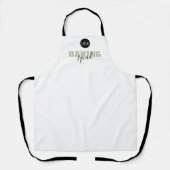 Business Logo Baking Squad Matching Group  Apron Schort (Voorkant)