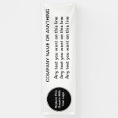 Business Logo-banner Spandoek (Verticaal)