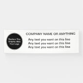 Business Logo-banner Spandoek (Horizontaal)