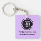 Business Logo Basic Employee Sleutelhanger (voorkant)