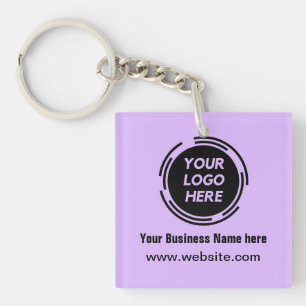 Business Logo Basic Employee Sleutelhanger