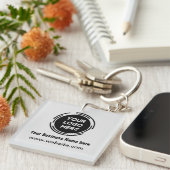 Business Logo Basic Employee Sleutelhanger (Voorkant Rechts)