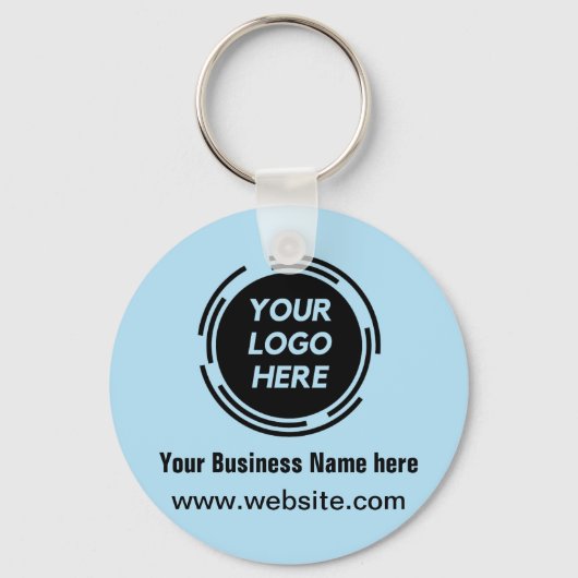 Business Logo Basic Employee Sleutelhanger (Voorkant)