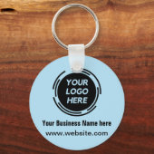 Business Logo Basic Employee Sleutelhanger (Voorkant)