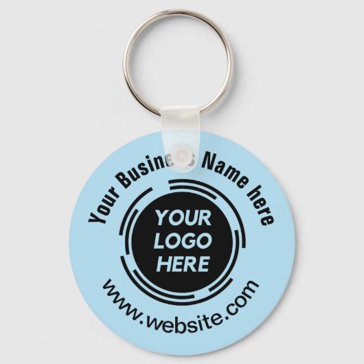 Business Logo Basic Employee Sleutelhanger (Voorkant)