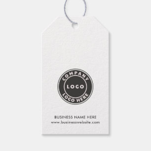 Business Logo Bedrijf Promotie Eenvoudig Cadeaulabel