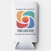  Business Logo Bedrijfsmarketing Seltzer Blikjeskoeler (Voorkant)