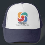 Business Logo Bedrijfsmarketing Trucker Pet<br><div class="desc">Eenvoudig,  chic marketing pet voor een modern bedrijf of bedrijf dat op zoek is naar een klantencadeau voor klanten of werknemers. Voeg uw douane collectieve logo en naam op dit bedrijfpet toe.</div>