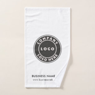 Business Logo Bedrijfsmedewerker Eenvoudige promot Handdoek
