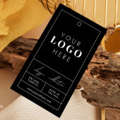 Business Logo Black Hang Label Kleding Prijs Label Visitekaartje