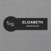 Business Logo Black Naamplaatje