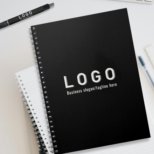 Business Logo Black Notitieboek