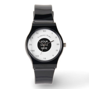Business Logo Black Professional Company Watch Horloge