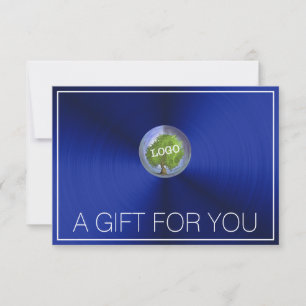 Business Logo Blue Cadeaubonnen