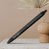 Business Logo Branded Gift Promotional Black Blauwe Inkt Pen