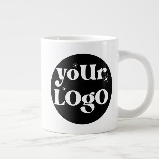 Business Logo Branded Grote Koffiekop (Rechts)