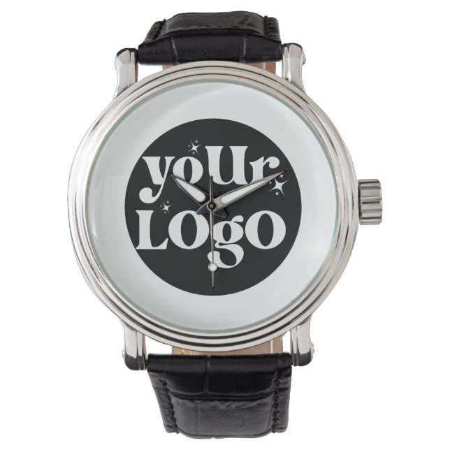 Business Logo Branded Horloge (Voorkant)