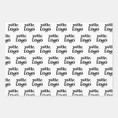 Business Logo Branded Inpakpapier Vel (Voorkant)