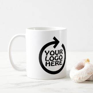 Business Logo Branded Personalized Koffiemok