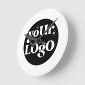 Business Logo Branded Ronde Klok (Hoek)