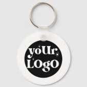 Business Logo Branded Sleutelhanger (Voorkant)