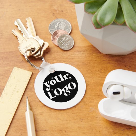 Business Logo Branded Sleutelhanger (Bureau)