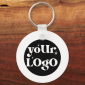 Business Logo Branded Sleutelhanger (Voorkant)