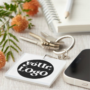 Business Logo Branded Sleutelhanger