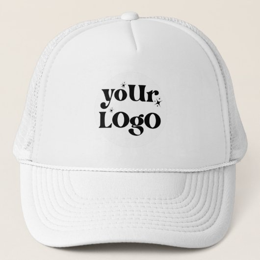 Business Logo Branded Trucker Pet (Voorkant)