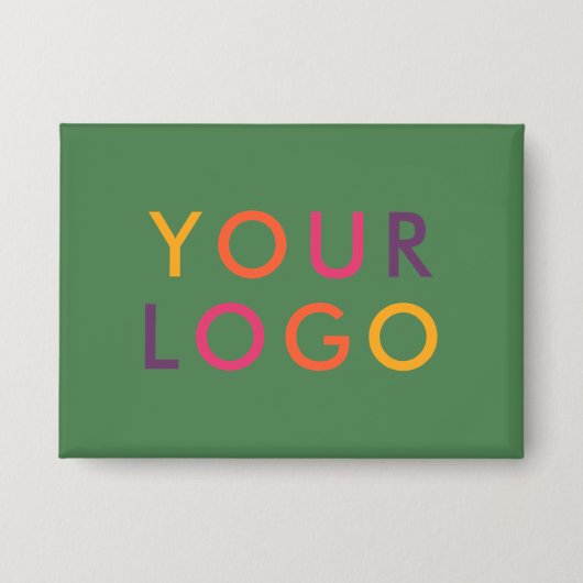 Business Logo Branding Template Green Button (Voorkant)
