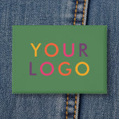 Business Logo Branding Template Green Button