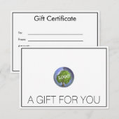 Business Logo Cadeaubon (Voorkant / Achterkant)