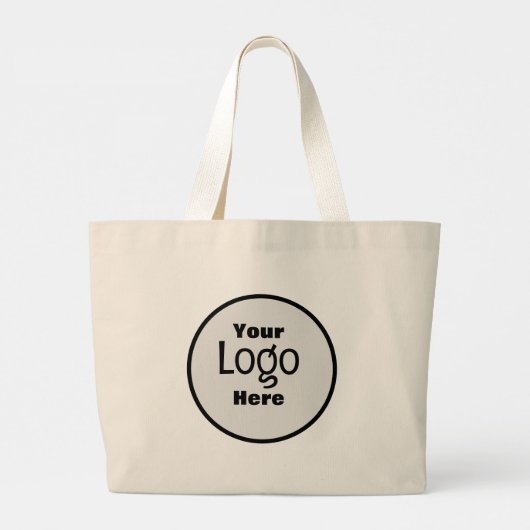 Business logo Canvas tas (Achterkant)