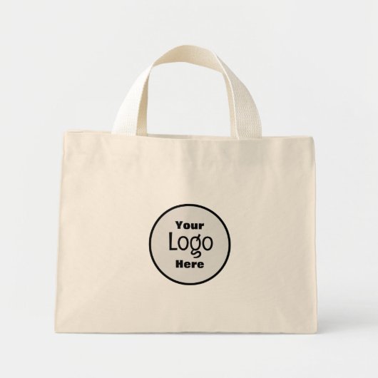 Business logo Canvas tas (Voorkant)